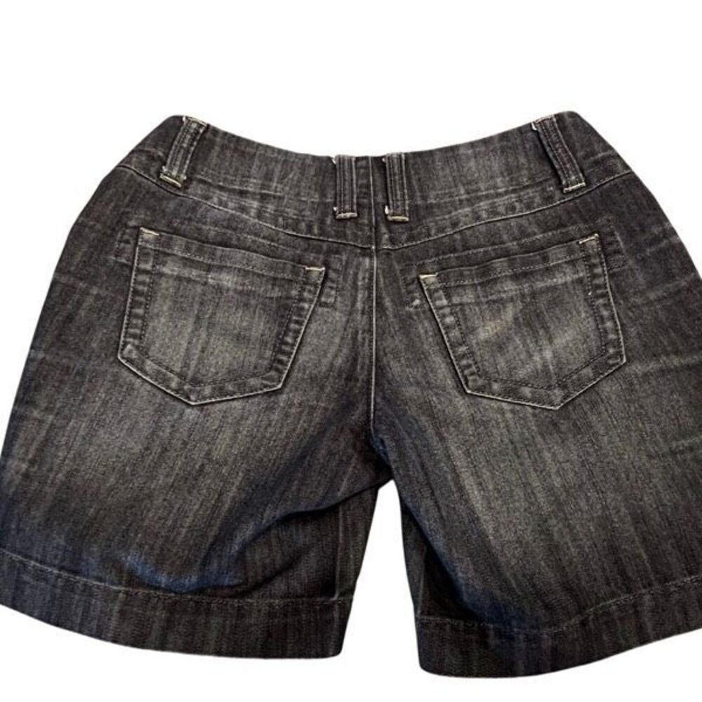 CAbi Denim Cargo Bermuda Walking Shorts Size 2